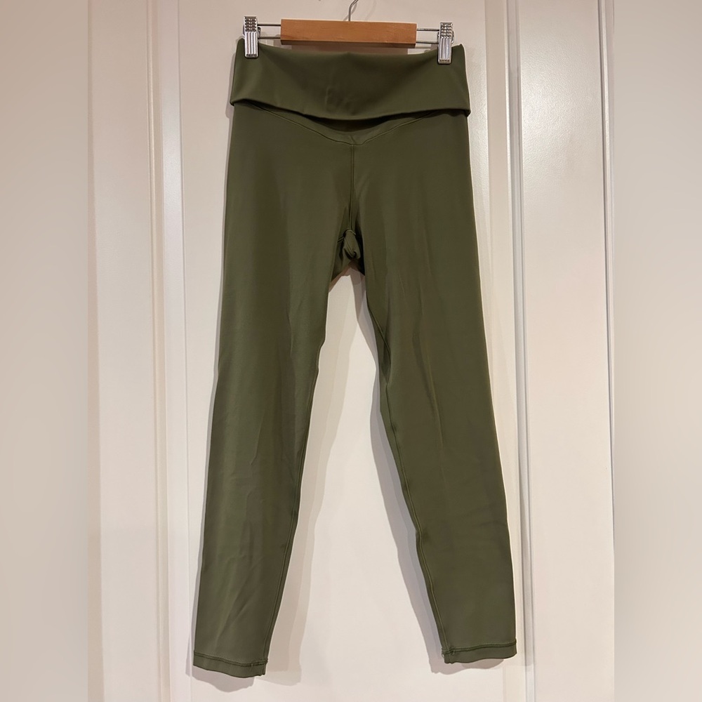 Offline by Aerie Olive Green high waist or folded waistband Leggings